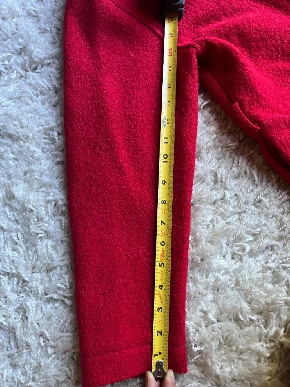 J. Crew 100% Italian Wool Red Blazer Coat, size S